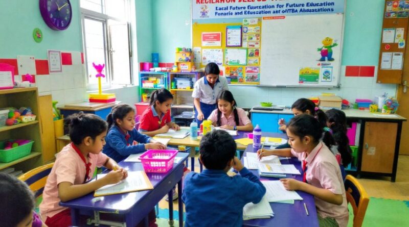 Kelas ceria dengan siswa aktif belajar di SD ITBA.